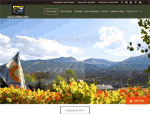Tablet Screenshot of grandtimber.com